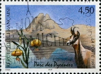 N°3056-1997-FRANCE-PARC DES PYRENEES-ISARD ET LIS JAUNE