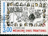 N°3205-1998-FRANCE-MEDECINS SANS FRONTIERES-PLANTU-3F