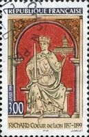 N°3238-1999-FRANCE-800E ANNIV MORT ROI RICHARD 1ER-3F