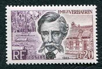 N°1383-1963-FRANCE-EMILE VERHAEREN-20C