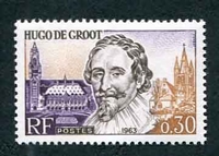 N°1386-1963-FRANCE-HUGO DE GROOT-30C