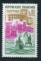 N°1317-1961-FRANCE-DUNKERQUE-3E CENT DU PORT-95C