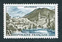 N°1150-1958-FRANCE-LOURDES-20F