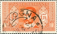 N°0291-1932-ITALIE-LE TASSE-1L75-ROUGE ORANGE