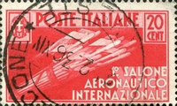 N°0364-1935-ITALIE-ESCADRILLE FAISCEAU DE LICTEUR-20C