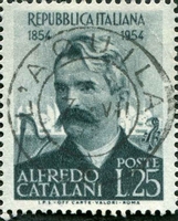 N°0677-1954-ITALIE-COMPOSITEUR ALFREDO CATALANI-25L