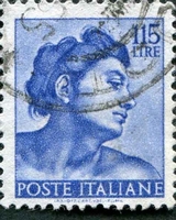N°0840-1961-ITALIE-TETE ATHLETE-115L-OUTREMER