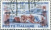 N°0852-1961-ITALIE-GOLFE ET FORT DE GAETE-15L