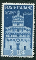 N°0505-1946-ITALIE-EGLISE ST MICHEL DE LUCQUES-2L-BLEU
