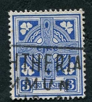 N°0083-1941-IRLANDE-CROIX CELTIQUE-3P-BLEU