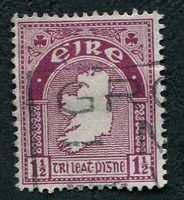 N°0042-1922-IRLANDE-CARTE-1 1/2P-LILAS