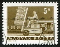 N°1573-1963-HONGRIE-TRANSPORTS-MANUTENTION MECANIQUE