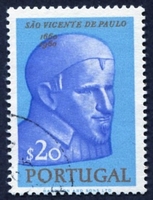 N°0922-1963-PORT-CELEBRITES-ST VINCENT DE PAUL-20C