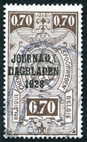 N°JO05-1928-BELGIQUE-70C-BRUN