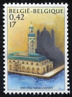 N°2997-2001-BELGIQUE-MOSQUEES-CASABLANCA-17F