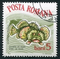 N°2001-1964-ROUMANIE-POISSON-RASCASSE-5B