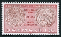 N°0713-1980-DANEMARK-MONNAIE-EN ARGENT-1K30