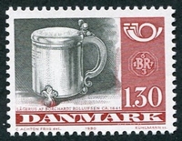 N°0711-1980-DANEMARK-ART-CHOPE EN ARGENT 17E-1K30
