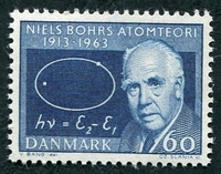 N°0430-1963-DANEMARK-PROF NIELS BOHR-60