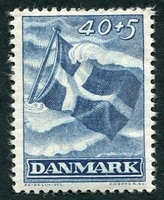 N°0310-1947-DANEMARK-2E ANNIVERS LIBERATION-40+5
