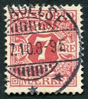 N°03-1907-DANEMARK-7 ORE-ROSE