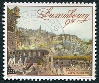 N°1186-1990-LUXEMBOURG-VUE FORTERESSE DE LUXEMBOURG-9F