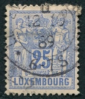 N°0054-1882-LUXEMBOURG-25C-OUTREMER