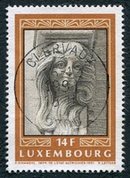 N°1227-1991-LUXEMBOURG-TETE DE JEUNE FILLE-14F