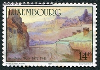 N°1214-1991-LUXEMBOURG-VUE DE LA RUE DE TREVES-14F