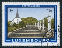 N°1111-1986-LUXEMBOURG-SITES-GREVENMACHER-12F