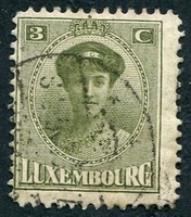 N°0120-1921-LUXEMBOURG-GRDE DUCHESSE CHARLOTTE-3C-OLIVE