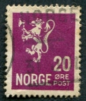 N°0114-1926-NORVEGE-LION-20-LILAS