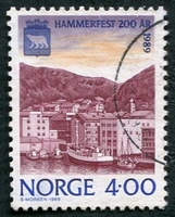 N°0973-1989-NORVEGE-SITES-VILLE DE HAMMERFEST-4K