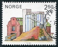 N°0906-1986-NORVEGE-BROYAGE DES BOIS-2K50+1K