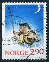 N°0964-1988-NORVEGE-LUDVIG DANS LA NEIGE-2K90