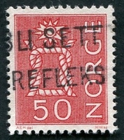 N°0443-1962-NORVEGE-NOEUD MARIN-50-ROUGE