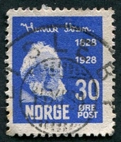 N°0131-1928-NORVEGE-HENRIK IBSEN-30-OUTREMER