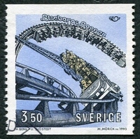 N°1754-1993-SUEDE-GOTEBORG-PARC ATTRACTIONS-3K50