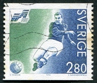 N°1697-1992-SUEDE-SPORT-CHAMPIONNAT EUROPE FOOTBALL-2K80