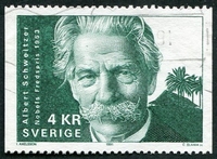 N°1674-1991-SUEDE-CELEBRITES-ALBERT SCHWEITZER-4K