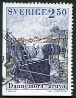 N°1660-1991-SUEDE-SIDERURGIE-MINE DE DANNEMORA-2K50