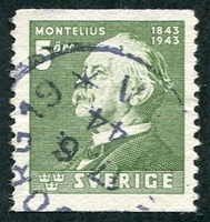N°0303-1943-SUEDE-ARCHEOLOGUE OSCAR MONTELIUS-5O