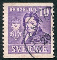 N°0275-1939-SUEDE-J.J.BERZELIUS-10O-VIOLET