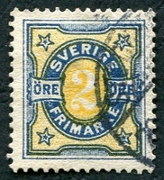 N°0052-1892-SUEDE-2O-BLEU ET JAUNE