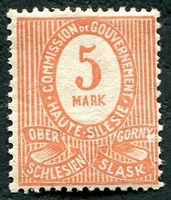 N°27-1920-HAUTE SILESIE-5M-ORANGE