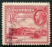 N°0120-1934-CHYPRE-CHATEAU ET PORT DE KYRENIA-1PI1/2