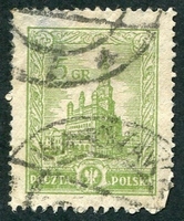 N°0313-1925-POLOGNE-HOTEL DE VILLE-POZNAN-5G-VERT OLIVE