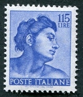 N°0840-1961-ITALIE-TETE D'ATHLETE-MICHEL-ANGE-115L