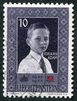 N°0300-1955-LIECHSTENTEIN-PRINCE JEAN-ADAM-10R