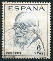 N°1420-1966-ESPAGNE-DON JACINTO BENAVENTE-6P